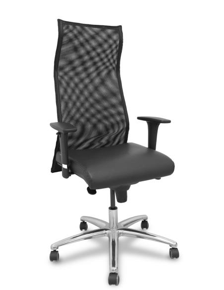 Piqueras y Crespo Sillon Sahuco XL similpiel negro hasta 160kg