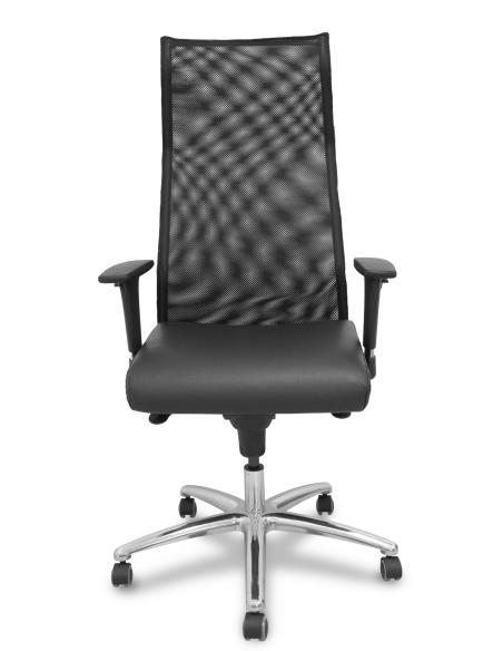 Piqueras y Crespo Sillon Sahuco XL similpiel negro hasta 160kg