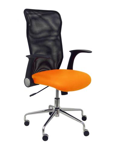 Piqueras y Crespo Silla Minaya similpiel naranja