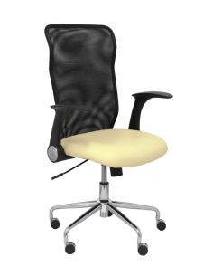 Piqueras y Crespo Silla Minaya similpiel crema