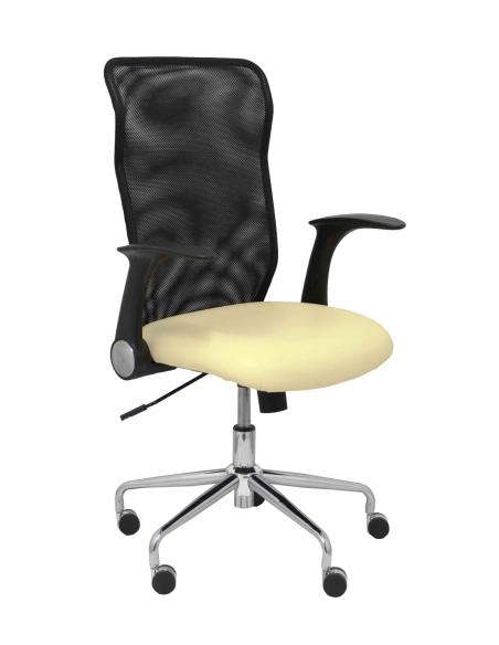 Piqueras y Crespo Silla Minaya similpiel crema