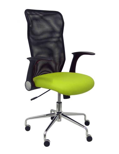 Piqueras y Crespo Silla Minaya similpiel pistacho