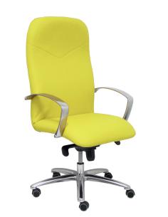 Piqueras y Crespo Sillon Caudete similpiel amarillo