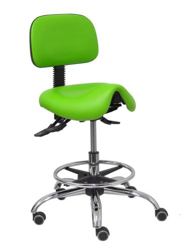 Piqueras y Crespo Taburete Zarza similpiel pistacho