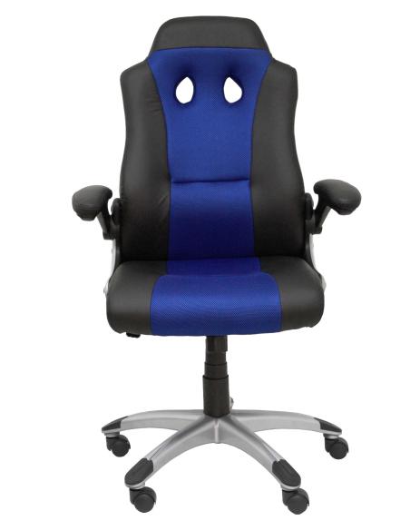 Piqueras y Crespo Silla gaming Talave similpiel negro y azul