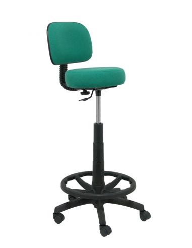 Piqueras y Crespo Taburete Llanos bali verde esmeralda