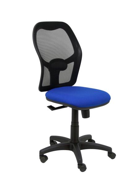 Piqueras y Crespo Silla Alocen malla negra asiento bali azul