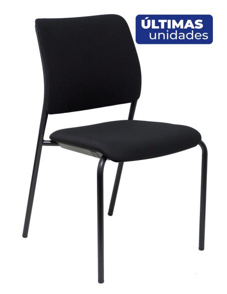 Piqueras y Crespo Pack 4 sillas Pastrana color negro
