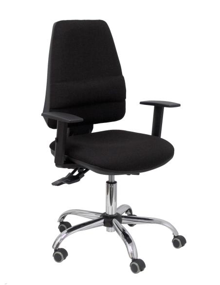 Piqueras y Crespo Silla Elche S 24 horas bali negro con refuerzo lumbar
