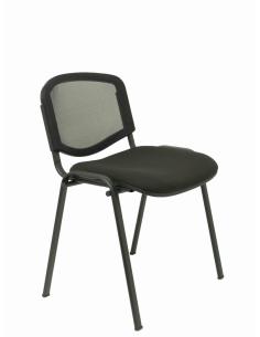 Piqueras y Crespo Pack 4 sillas Garaballa malla negra y bali negro