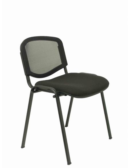 Piqueras y Crespo Pack 4 sillas Garaballa malla negra y bali negro