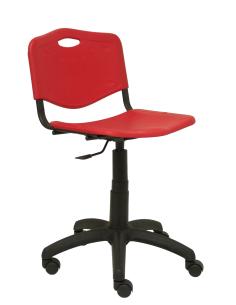 Piqueras y Crespo Silla Robledo giratoria roja