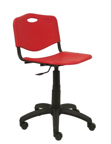 Piqueras y Crespo Silla Robledo giratoria roja