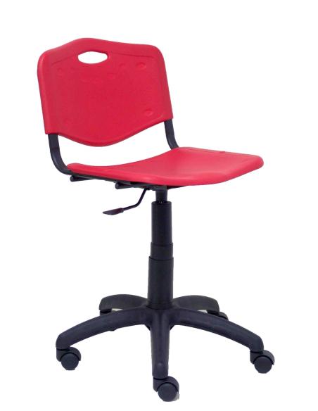 Piqueras y Crespo Silla Robledo giratoria roja