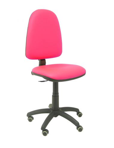 Piqueras y Crespo Silla Ayna similpiel rosa ruedas de parque