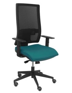 Piqueras y Crespo Silla Horna bali verde petroleo sin cabecero