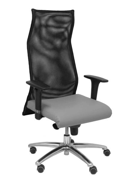 Piqueras y Crespo Sillon Sahuco similpiel gris