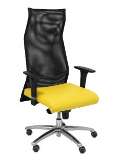 Piqueras y Crespo Sillon Sahuco similpiel amarillo