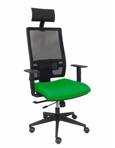 Piqueras y Crespo Silla Horna traslack bali verde brazos regulables ruedas parque y cabecero