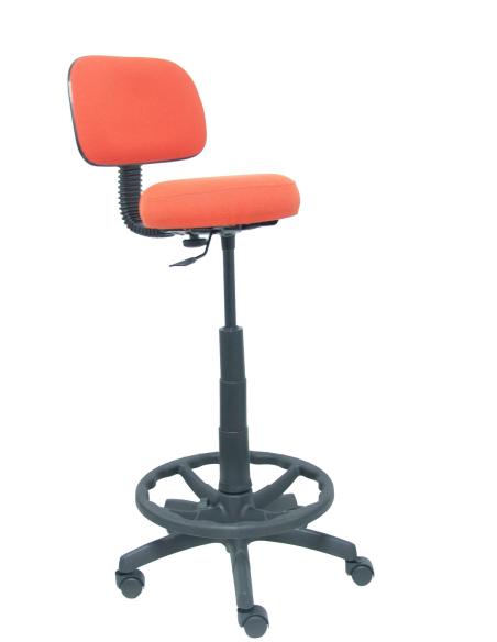 Piqueras y Crespo Taburete Llanos bali naranja oscuro