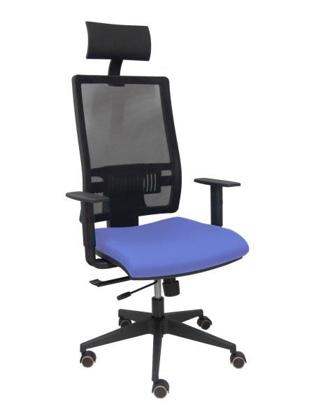 Piqueras y Crespo Silla Horna traslack bali azul claro brazos regulables ruedas parque y cabecero