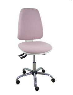 Piqueras y Crespo Silla Elche blanca asincro bali rosa ruedas de parque