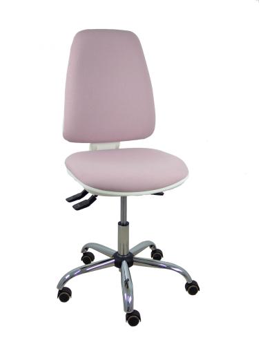 Piqueras y Crespo Silla Elche blanca asincro bali rosa ruedas de parque