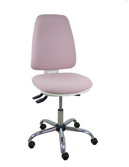 Piqueras y Crespo Silla Elche blanca asincro bali rosa ruedas de parque