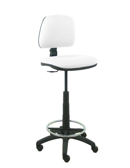 Piqueras y Crespo Taburete Isso bali blanco contacto permanente