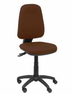 Piqueras y Crespo Silla Sierra S bali marrón oscuro base poliamida negra