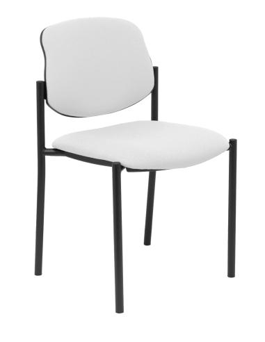 Piqueras y Crespo Silla fija Styl bali blanco chasis negro