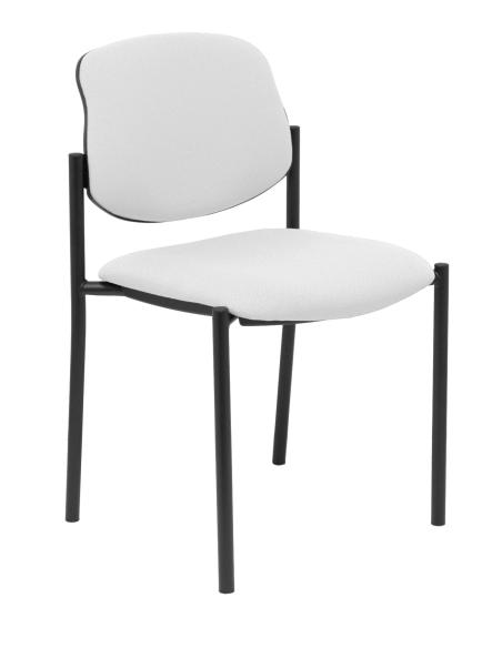 Piqueras y Crespo Silla fija Styl bali blanco chasis negro
