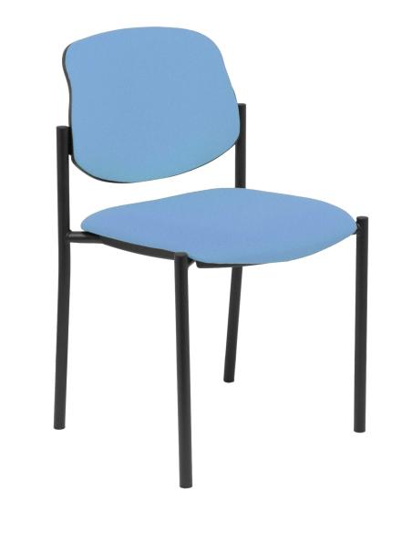 Piqueras y Crespo Silla fija Styl bali azul cielo chasis negro