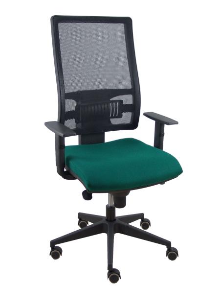 Piqueras y Crespo Silla Horna bali verde botella brazos regulables