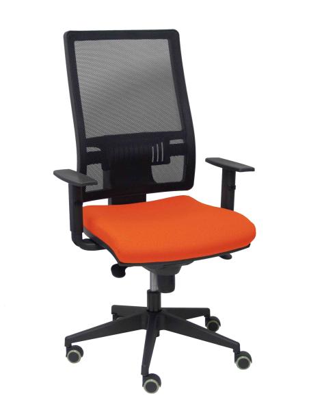 Piqueras y Crespo Silla Horna bali naranja oscuro brazos regulables