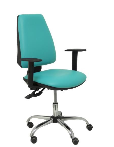 Piqueras y Crespo Silla Elche S 24 horas similpiel verde turquesa