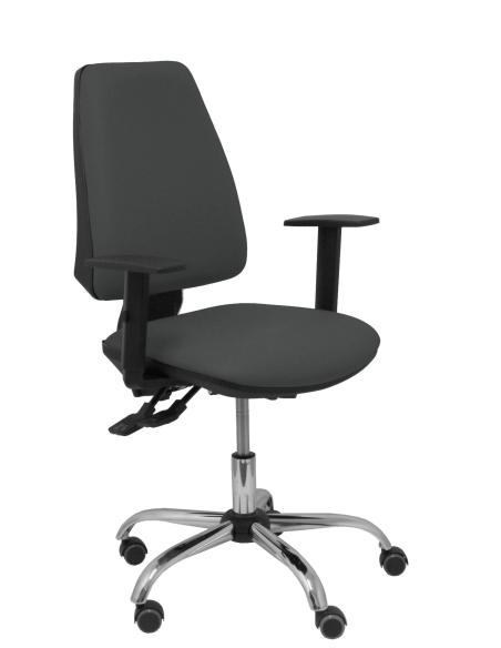 Piqueras y Crespo Silla Elche S 24 horas similpiel gris oscuro