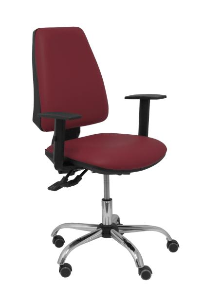 Piqueras y Crespo Silla Elche S 24 horas similpiel granate