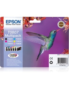 CARTUCHO EPSON T0807 MULTIPACK 6 COLORES C13T08074021