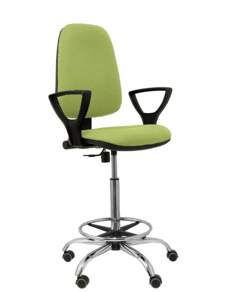 Piqueras y Crespo Taburete Sierra CP bali verde oliva brazos fijos