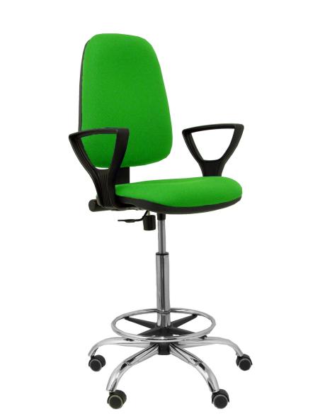Piqueras y Crespo Taburete Sierra CP bali verde brazos fijos