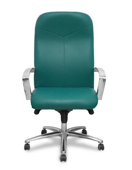 Piqueras y Crespo Sillón Caudete similpiel verde botella