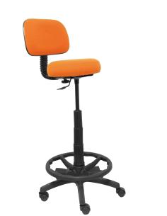 Piqueras y Crespo Taburete Llanos bali naranja