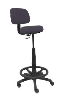 Piqueras y Crespo Taburete Llanos bali gris oscuro