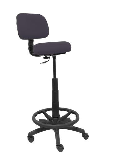 Piqueras y Crespo Taburete Llanos bali gris oscuro