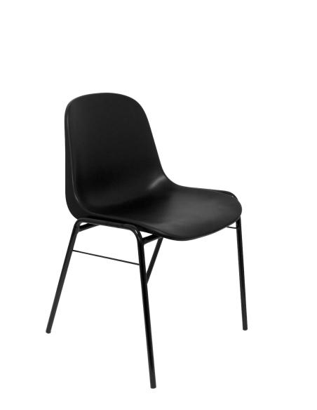 Piqueras y Crespo Pack 1 silla Beta negra chasis negro