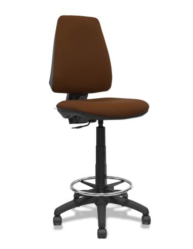 Piqueras y Crespo Taburete Elche CP bali marrón oscuro