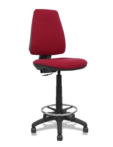 Piqueras y Crespo Taburete Elche CP bali granate