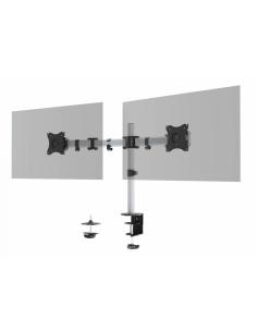 Durable 509523 soporte para monitor 68,6 cm (27") Plata Pared