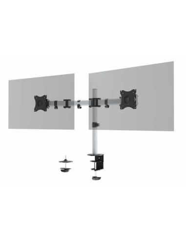 Durable 509523 soporte para monitor 68,6 cm (27") Plata Pared